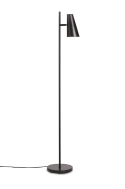 Cono lampa podłogowa, czarna